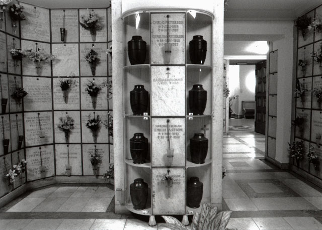 General view of a columbarium