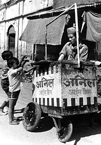 ice cream vendor nepal kathmandu