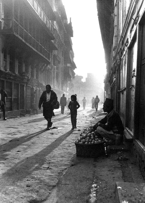 sunrise kathmandu nepal morning vegetable vendor