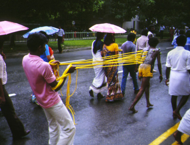 Taipusam festival in Singapore