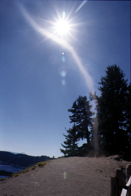 tornado at Crater lake Oregon