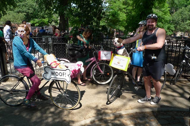 Doggie Pedal Parade Tompkins Square Park woof