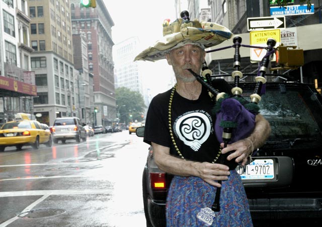 Church Ladies for Choice. NYC dyke march. Bag pipe. Support vaginal pride.