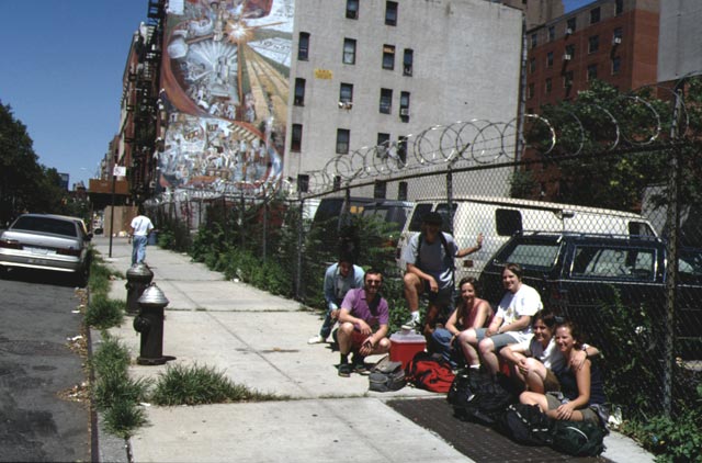 Volunteers from the needle exchange program on the Lower East side